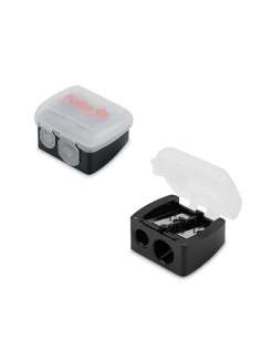 SACA PUNTAS  de MÁQUINA DOBLE AFILA LÁPIZ COSMÉTICA