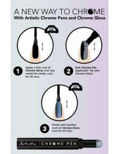 LAPIZ CON PIGMENTO EFECTO CHROME ARTISTIC HOLOGRAPHIC 2