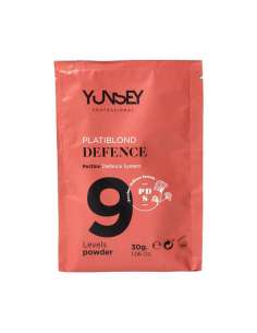 DECOLORACIÓN en momo dosis PLATIBLOND DEFENCE de YUNSEY de 30gr