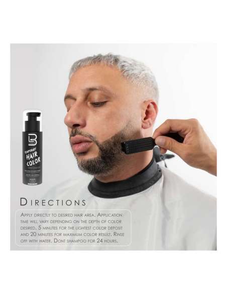 Tinte de Barba Temporal Negro L3VEL3 | MM Boutique del Peluquero