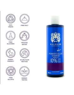 Champú color Violeta - Power Color - 400 ml de Valquer 2