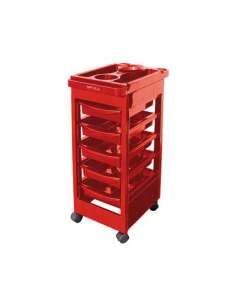 CARRO AUXILIAR MULTIFUNCIONAL CHLOE ROJO