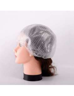 GORRO MECHAS TRANSPARENTE ESTRELLITAS GM04 SILICONA