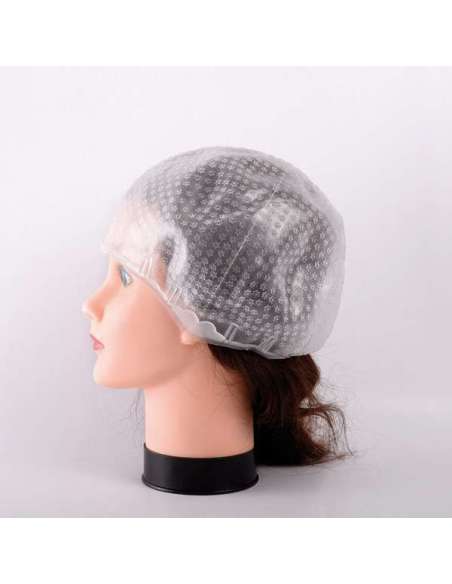 GORRO MECHAS TRANSPARENTE ESTRELLITAS GM04 SILICONA