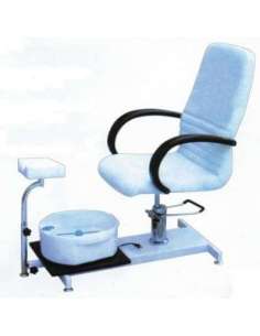Silla especial pedicura blanca