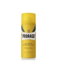 PRORASO ESPUMA DE AFEITAR NUTRITIVA REGENERADORA CON MANTECA DE KARITÉ BOTE AMARILLO 400ML