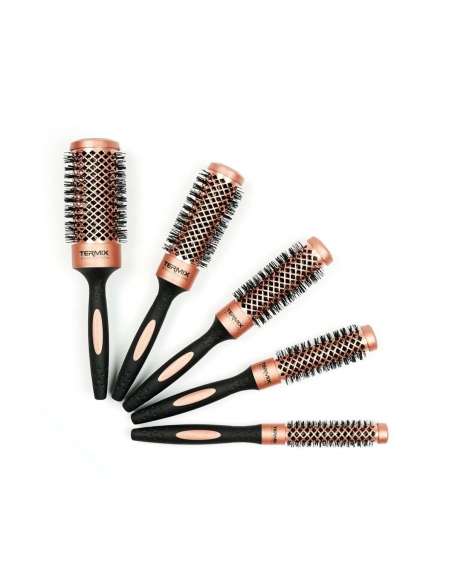 Cepillo de Pelo Redondo Profesional Termix Evolution Gold Rose