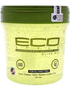 Eco style – Gel de peinado profesional aceite de oliva 473ml.