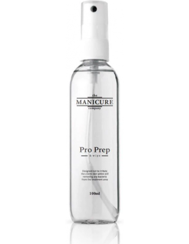 DESHIDRATADOR Y SOLUCIÓN DE ACABADO PARA UÑAS PRO PREP AND WIPE DE THE MANICURE COMPANY