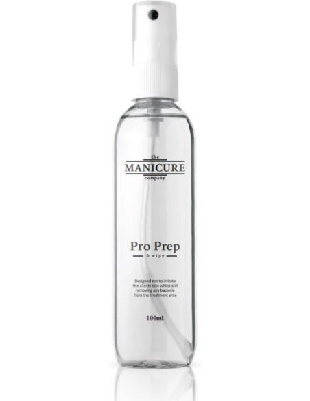 DESHIDRATADOR Y SOLUCIÓN DE ACABADO PARA UÑAS PRO PREP AND WIPE DE THE MANICURE COMPANY