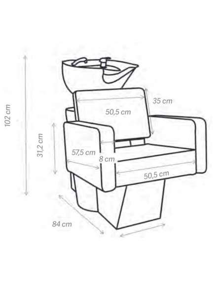 LAVACABEZAS KVADRAT de EuroStil
