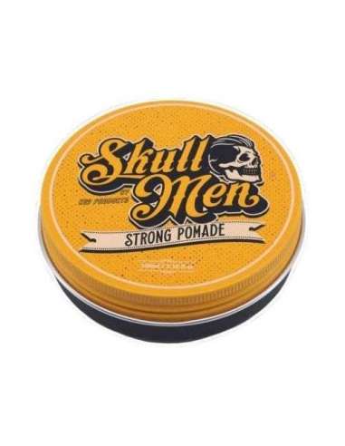Skull Men Strong Pomade 100ml, pomada para peinados duraderos y brillantes para hombre