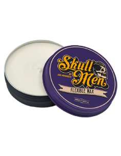 Envase de Skull Men Flexible Wax 100ml, cera capilar mate para hombres 2
