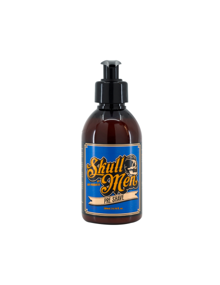 Skull Men Pre Shave 200ml | Crema Pre-Afeitado Calmante y Protectora para Barba