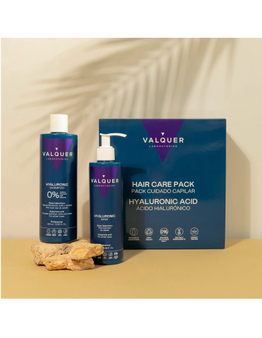 Valquer Pack Ácido Hialurónico – Champú 400 ml + Mascarilla 400 ml | Hidratación Profunda y Reparación Capilar