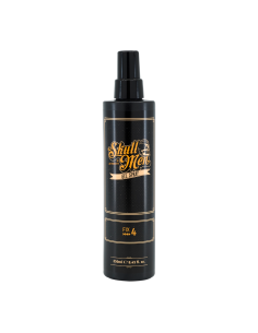 Envase de Skull Men Gel Spray 200ml, gel en spray para peinado con fijación extrafuerte.
