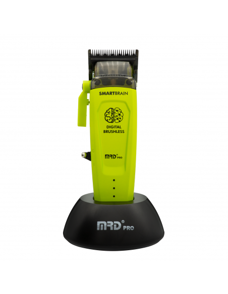MRD Smart Brain Clipper Verde – Máquina de corte profesional con motor brushless y diseño ergonómico.