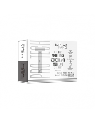 Ampolla Silk Plus secuestrante metálico Salerm 5 ml – pre‑mezcla color profesional
