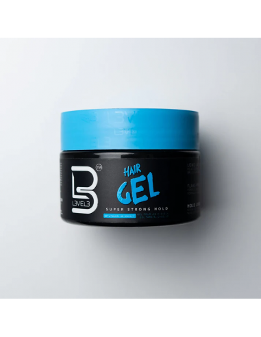 Strong Hair Gel L3VEL3 | Fijación super fuerte sin residuos 250ml