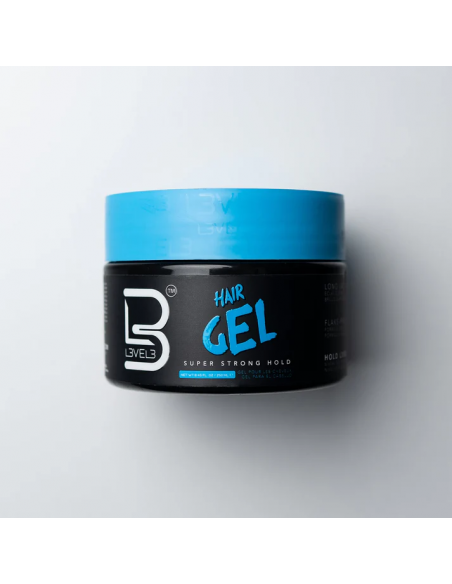 Strong Hair Gel L3VEL3 | Fijación super fuerte sin residuos 250ml