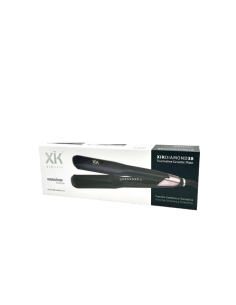 Plancha de pelo XiK Hair Diamond 38 mm con placas cerámicas turmalina y pantalla LED digital.