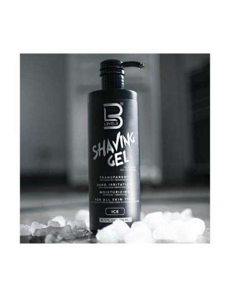 L3VEL3 Shaving Gel – Gel de afeitado transparente profesional