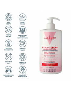 loción corporal Valquer Hyaludrops Fresa y Karité 2