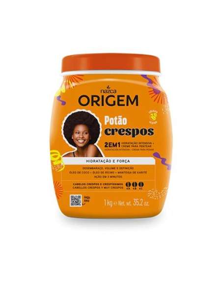 Origem Nazca Potão Crespos 2 en 1 Hidratación y Nutrición 1 kg