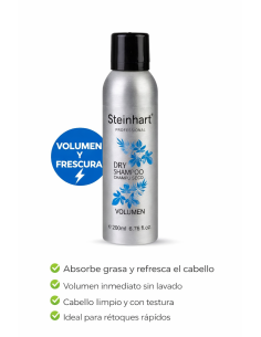 Champú en seco Steinhart Professional Dry Shampoo 200ml - volumen y limpieza sin agua