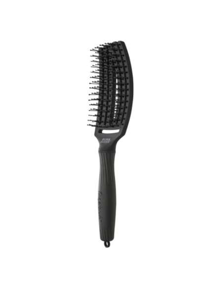 Olivia Garden Fingerbrush Combo Black – Display 8 unidades para Salón | MM Boutique del Peluquero