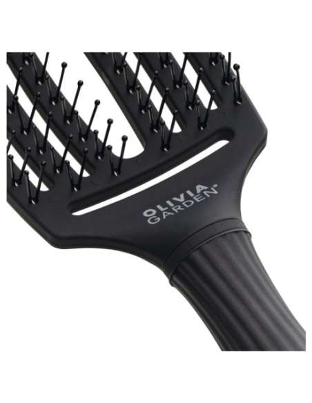Olivia Garden Fingerbrush Combo Black – Display 8 unidades para Salón | MM Boutique del Peluquero