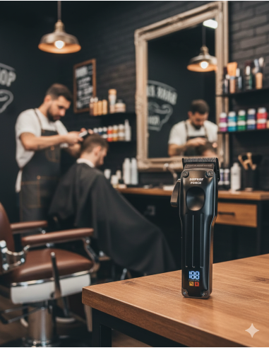 Disprof Force Hair Clipper – Máquina de Corte Inalámbrica Profesional | MM Boutique del Peluquero
