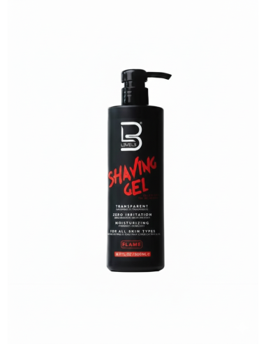 L3VEL3 Shaving Gel Flame 500 ml – Gel de Afeitar Profesional