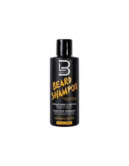 L3VEL3 Beard Shampoo – Champú Profesional para Barba Suave