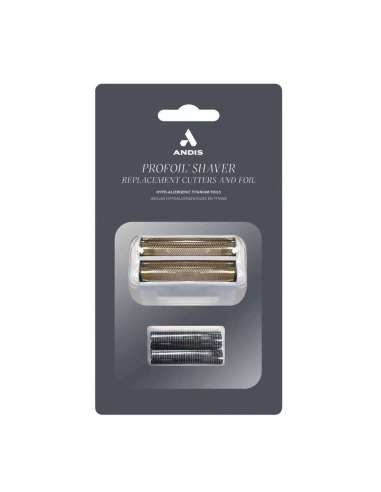 Repuesto Andis ProFoil Lithium - Lámina Titanium y Cuchilla AN-17280