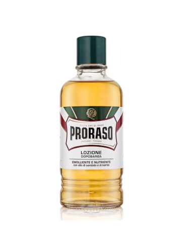 Proraso After Shave Rojo Sándalo 400 ml Loción Barbería