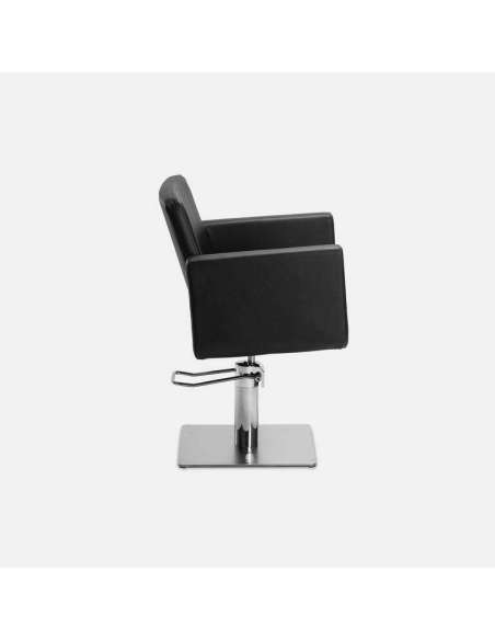Sillón Peluquería Hidráulico Profesional Base Acero Negro