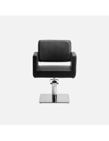 Sillón Peluquería Hidráulico Profesional Base Acero Negro