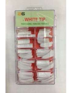 Tips White Tip Blancos x 100ud.