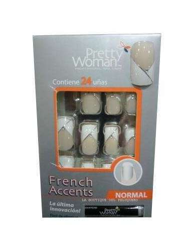 Pretty Woman French Accents natural (24 unidades)