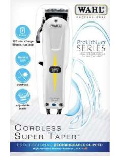 ¡¡¡SIN CABLE!!!  MAQUINA SUPER TAPER CORDLESS DE LITIO WAHL