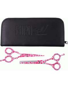 Kit tijeras decoración rosa