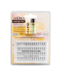 KIT PESTAÑAS INDIVIDUAL COMBO NEGRA