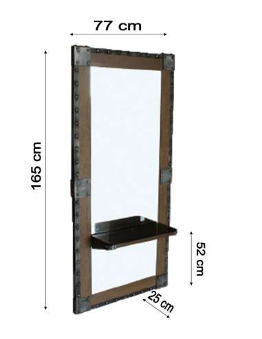 Espejo de pared Barber