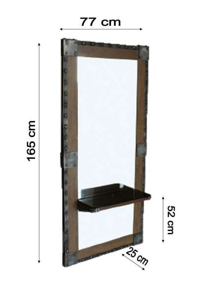 Espejo de pared Barber