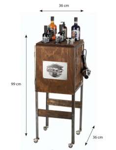 Carro barbería Captain Cook