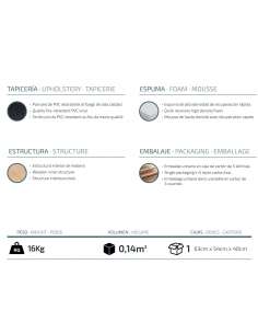 Sillón de espera Bob 2