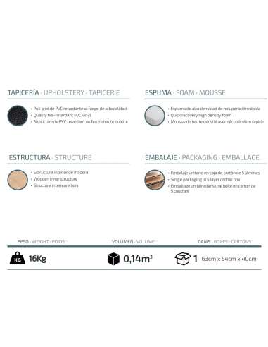 Sillón de espera Bob