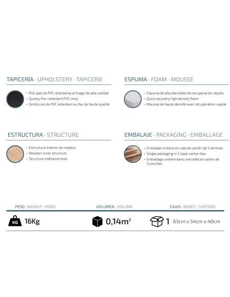 Sillón de espera Bob