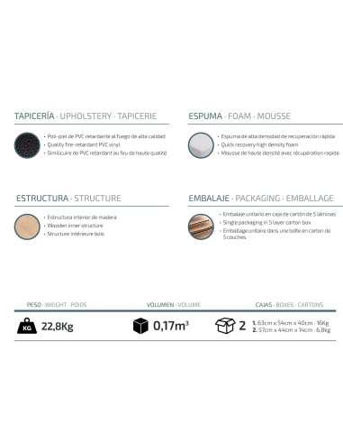 Sillón de espera Bob + Jay